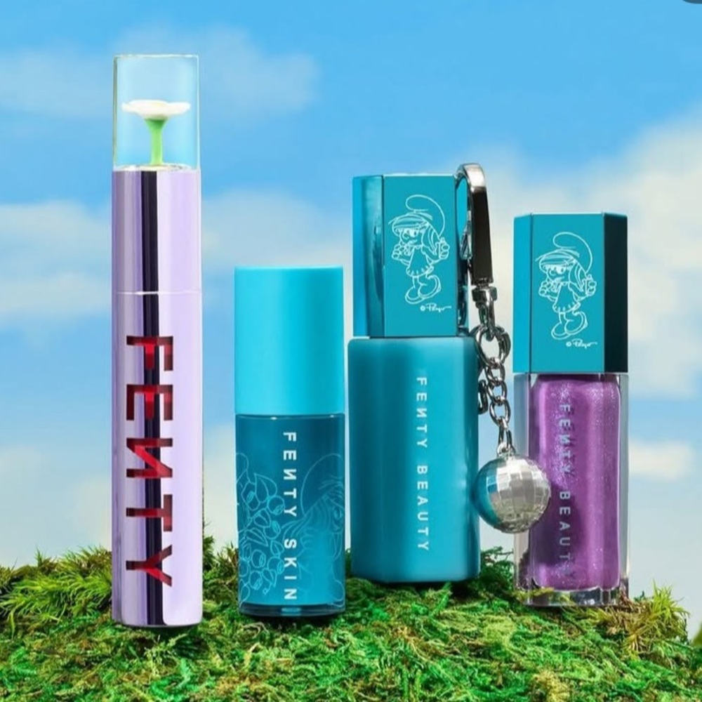 Fenty Beauty x Smurfs PR Set Entire Collection Bundle Set In Mushroom Box BNIB - Picture 6 of 16